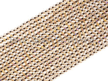 Load image into Gallery viewer, 60/36 Long Hand Knotted Crystal Necklace, Double Wrap Necklace, Light Colorado Topaz Color 2x4mm/5x8mm Faceted Crystal Beads,SKU#D23