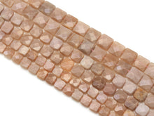 Load image into Gallery viewer, Natural Quality Faceted Teardrop Peach Moonstone Beads, Sku#HY4