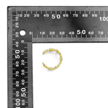Load image into Gallery viewer, String Flower Shape Gold Silver Adjustable Ring, Sku#A197