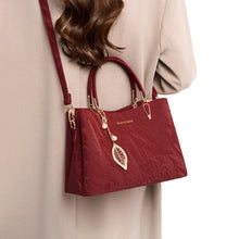 Load image into Gallery viewer, Women's Red Tassel Crossbody Bag - PU Leather Shoulder Messenger Bag