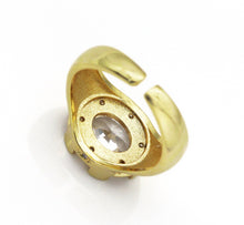 Load image into Gallery viewer, Big Oval CZ Statement Ring, Sku#X336