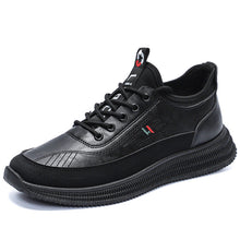 Load image into Gallery viewer, Men's Casual Sports Sneakers – Stylish PU Leather Round Toe Shoes