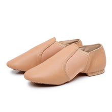 Load image into Gallery viewer, Genuine Leather Jazz Dance Practice Shoes – Soft Sole, Women &amp; Kids