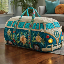 Load image into Gallery viewer, Quilted Embroidery Travel Tote Bag - Multifunctional Sports &amp; Fitness Duffle for Women &amp; Men