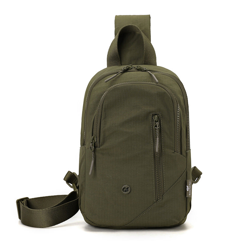 Ultra-light Nylon Crossbody Chest Bag | Lightweight Shoulder Tote for Women