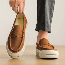 Load image into Gallery viewer, Men's Suede Tassel Loafers - Chunky Sole Slip-On Casual Shoes