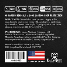 Load image into Gallery viewer, Locke Natural Deodorant for Men - Cedar &amp; Leather