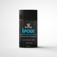 Load image into Gallery viewer, Locke Natural Deodorant for Men - Cedar &amp; Leather
