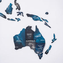 Load image into Gallery viewer, 3D Luminous Colored Wooden World Map Space