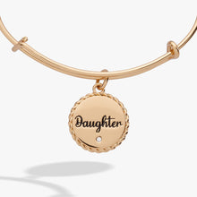 Load image into Gallery viewer, Daughter 'The Most Precious Gift Of My Life' Charm Bangle
