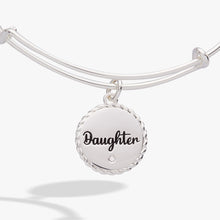 Load image into Gallery viewer, Daughter 'The Most Precious Gift Of My Life' Charm Bangle
