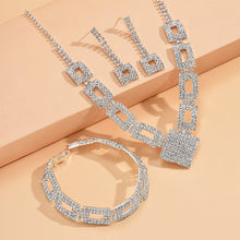 Load image into Gallery viewer, Dazzling 3-Piece Full Rhinestones Jewelry Set (MAC317)