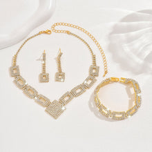 Load image into Gallery viewer, Dazzling 3-Piece Full Rhinestones Jewelry Set (MAC317)