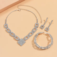 Load image into Gallery viewer, Dazzling 3-Piece Full Rhinestones Jewelry Set (MAC317)