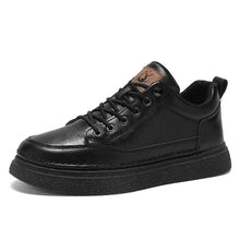 Load image into Gallery viewer, Water-Resistant Non-Slip Black Casual Business Sneakers for Men | Sarah Express