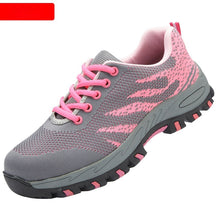 Load image into Gallery viewer, Women's Steel Toe Safety Work Shoes – Wear-Resistant, Puncture-Proof &amp; Impact-Resistant