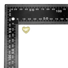 Load image into Gallery viewer, Gold Puffy Heart Shape Charm Pendant Spacer Beads, Sku#LK1047