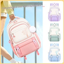 Load image into Gallery viewer, Girls 3-Piece School Backpack Set with Pencil Case &amp; Lunch Bag | Cute Kids Bookbag | Oxford Cloth | Waterproof