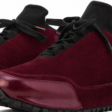 Load image into Gallery viewer, The Hudson Burgundy Suede Men Sneaker