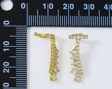 Load image into Gallery viewer, CZ Dangle Earrings, Sku#B202