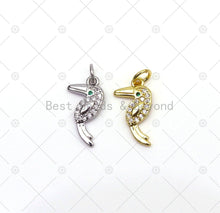Load image into Gallery viewer, CZ Woodpecker Charm, Sku#JD11