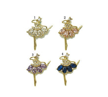 Load image into Gallery viewer, Colorful CZ Ballet Dancer Charm, Sku#JL116