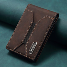 Load image into Gallery viewer, Premium Leather Pop-Up Card Wallet with RFID Protection - Automatic Card Holder