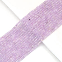 Load image into Gallery viewer, 3x4mm Genuine Kunzite Faceted Rondelle Beads, Sku#U1695