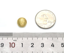 Load image into Gallery viewer, Brushed Gold Round Ball Spacer Beads, Sku#B339