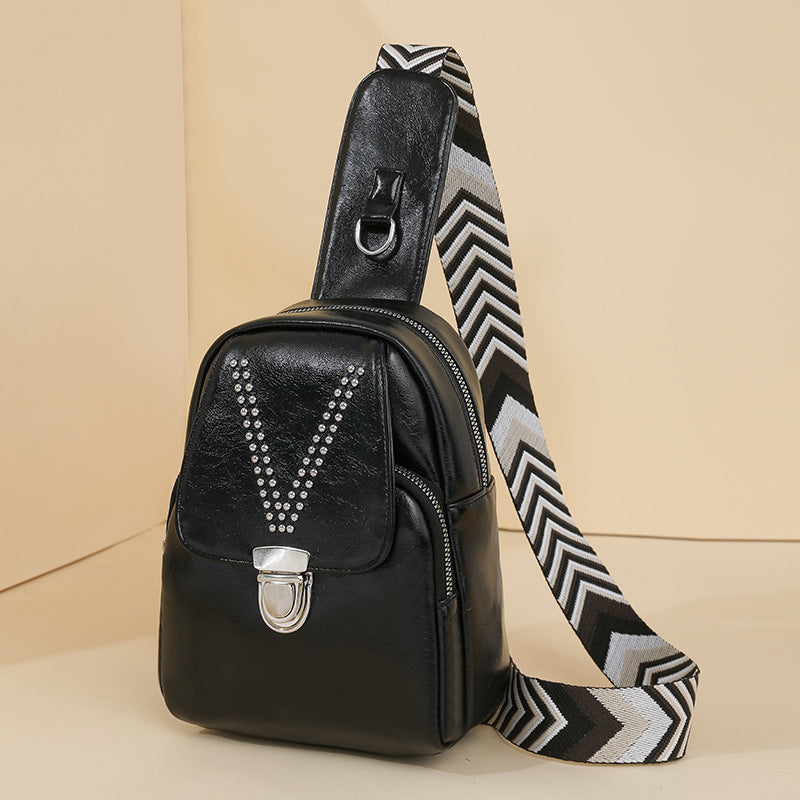 Women's Soft Leather Crossbody Shoulder Bag - Casual All-Match PU Leather Handbag