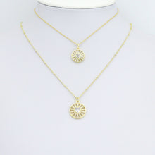 Load image into Gallery viewer, Clear CZ Gold Radical Heart with CZ Center Heart Charm Pendant,Sku#LX858