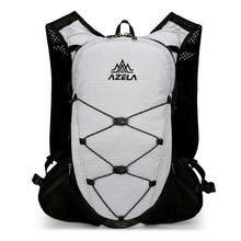 Load image into Gallery viewer, Outdoor Hiking Backpack with Trekking Pole Bag – Nylon, Air-Cushion Straps | Black &amp; White
