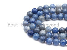 Load image into Gallery viewer, Natural Blue Aventurine, Round Smooth 6mm/8mm/10mm/12mm, Sku#638