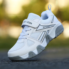 Load image into Gallery viewer, Kids Boys Sports Running Shoes – Breathable Mesh Sneakers with Velcro Strap | Sizes EU 28–40