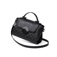 Load image into Gallery viewer, Women's Genuine Leather Commuter Shoulder Bag – Crocodile Pattern, Large Capacity