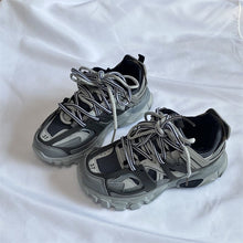 Load image into Gallery viewer, Men's Retro Chunky Sole Sneakers - Breathable Mesh Athletic Shoes with EVA Sole