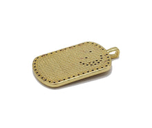 Load image into Gallery viewer, Gold CZ Enamel Mountain Moon Charm, Sku#JL145