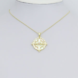 White Pearl Gold Butterfly insect On Round Coin Charm Pendant,Sku#LX876