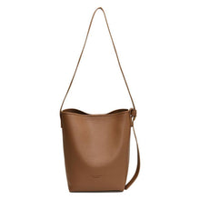 Load image into Gallery viewer, Women's Retro PU Leather Bucket Bag Set - Two-Piece Shoulder Bag with Letter Print