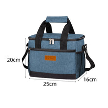 Load image into Gallery viewer, Insulated Tote Bag - Foldable Oxford Fabric Cooler Lunch Bag for Women