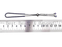 Load image into Gallery viewer, New Style Adjustable Bracelet, Puple CZ Pave Stud Bracelet ,SKU#P49
