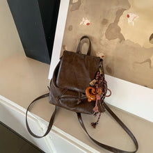 Load image into Gallery viewer, Vintage PU Leather Textured Shoulder Bag – Soft Crossbody Handbag for Women