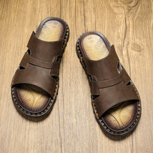 Load image into Gallery viewer, Handmade Microfiber Leather Slip-On Loafers for Men