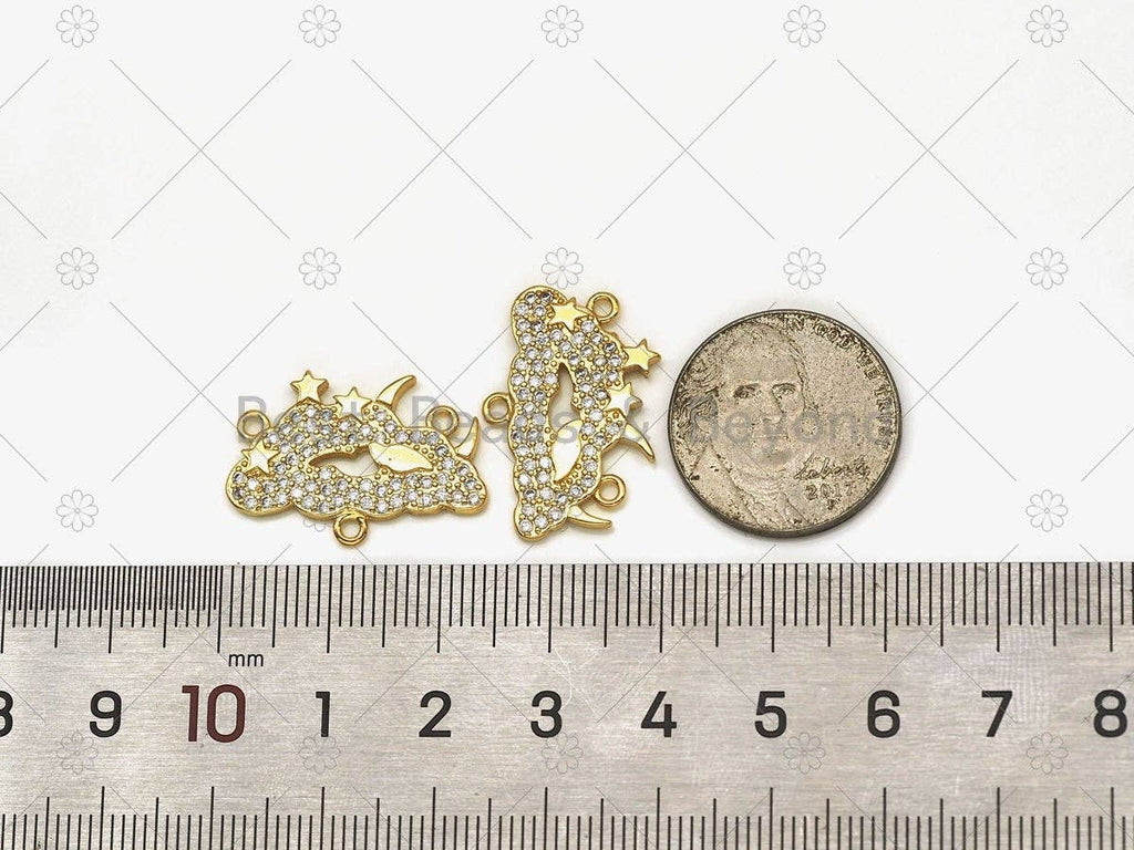 CZ Cloud Charm, Sku#LK551