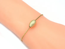 Load image into Gallery viewer, Matte Golden Silver Oval Shape Spacer Beads, Sku#B219