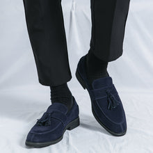 Load image into Gallery viewer, Men's Tassel Loafers - Casual Slip-On Shoes with Rubber Sole