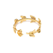 Load image into Gallery viewer, Gold Silver Colorful CZ Butterfly Hoop Earrings, Sku#LX208