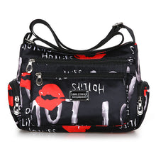 Load image into Gallery viewer, Women's Printed Canvas Shoulder Bag – Floral &amp; Landscape Pattern Crossbody Handbag