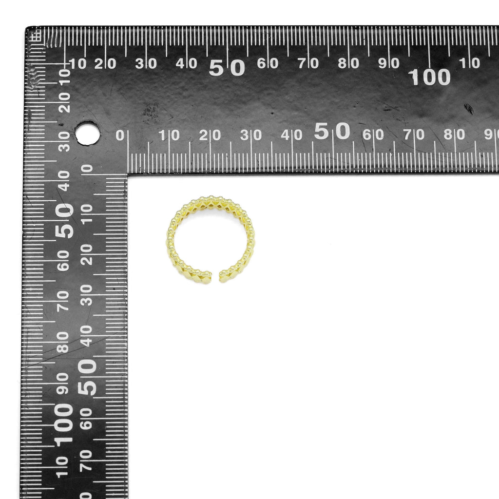 Gold Silver Rhombus Diamond Band Ring, Sku#A158