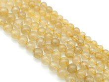 Load image into Gallery viewer, Genuine Quality Rutilated Quartz Round Smooth Beads, Sku#U1420